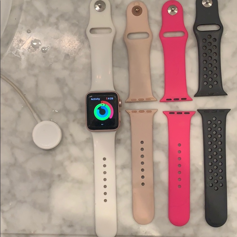 Apple Watch Series 2 38 MM and bands